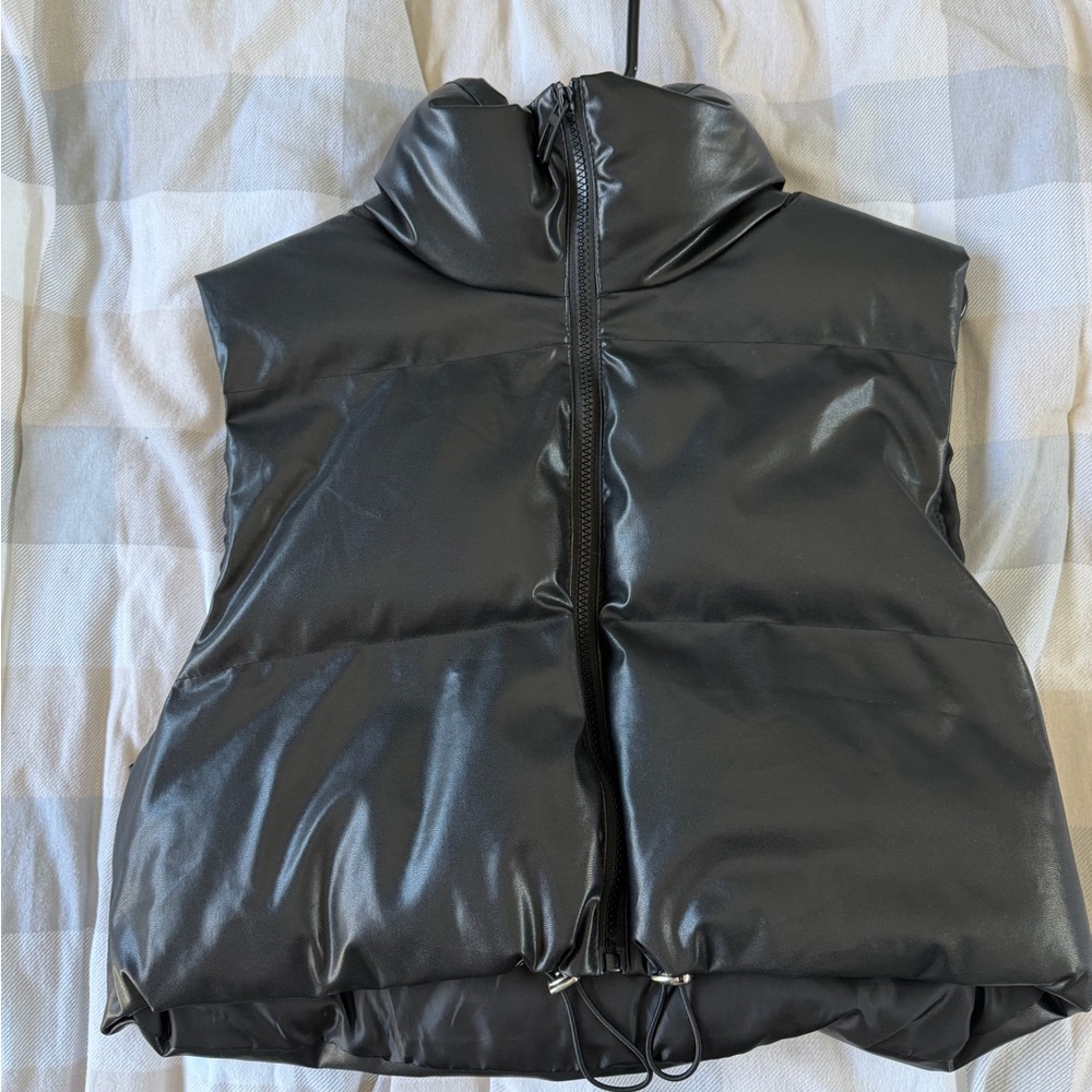 Black Puffer Vest